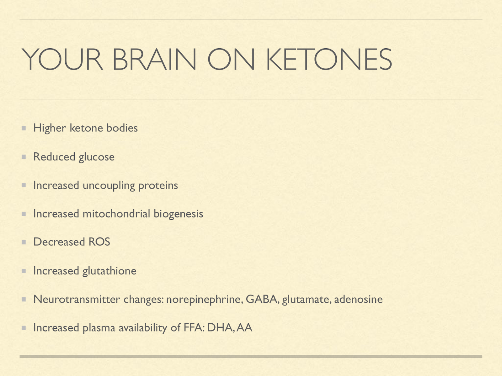 brain on ketones